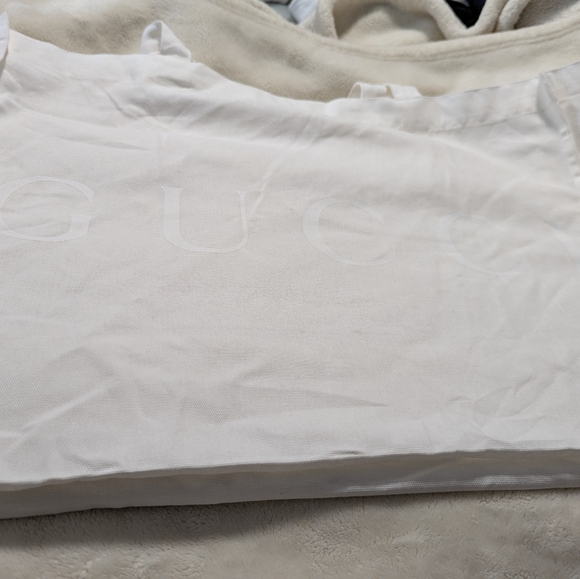 Gucci White Dust Bags X 8 And Extra Large Thin Tote - Picture 1 of 5